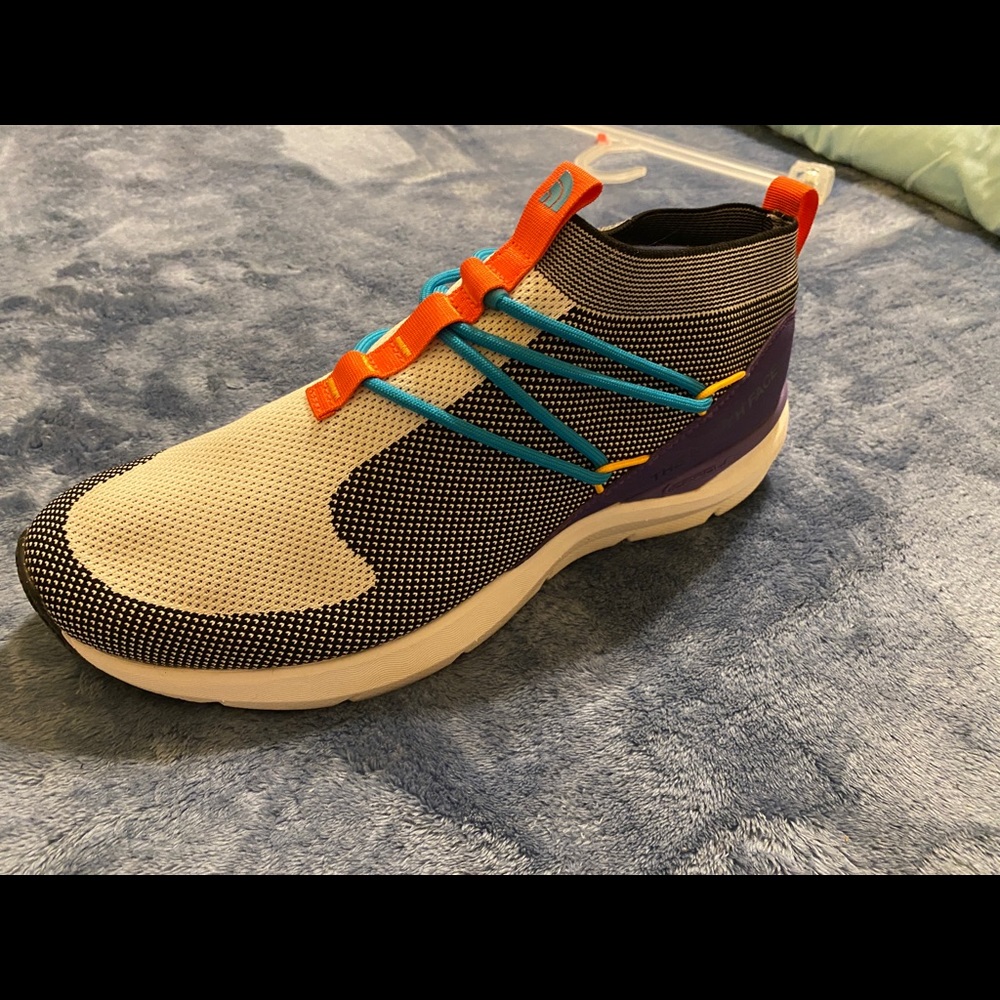 NWOB The North Face Men's Sumida Moc Knit Urban Explore White Black  size 11 US - Picture 6 of 12